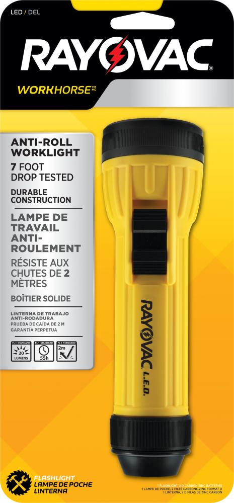 Rayovac Workhorse™ 2D LED Flashlight