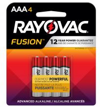 Rayovac 824-4TFUS GEN - Rayovac Fusion AAA Batteries (4 Pack), Triple A Alkaline Batteries