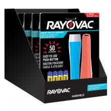 Rayovac ROVGPHH21S2 - Rayovac LED Flashlight Comfort Grip, 50 Lumen