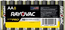 Rayovac ALAA-8 - Rayovac Ultra Pro Alkaline AA Batteries, 8 Pack