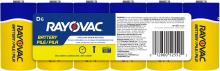 Rayovac HD-D - D 6-Pack Heavy Duty Zinc Carbon Batteries