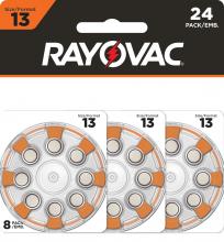 Rayovac L13ZA-24ZMCDN - Rayovac Size 13 Hearing Aid Batteries (24 Pack), Size 13 Batteries