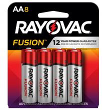 Rayovac 815-8TFUS GEN - Rayovac Fusion AA Batteries (8 Pack), Double A Alkaline Batteries