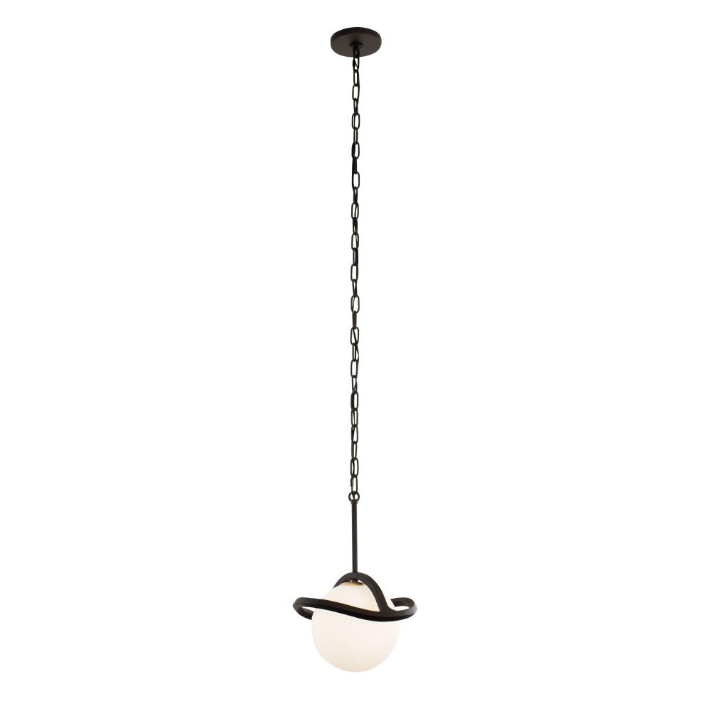 Black Betty 1-Lt Mini Pendant - Carbon/French Gold