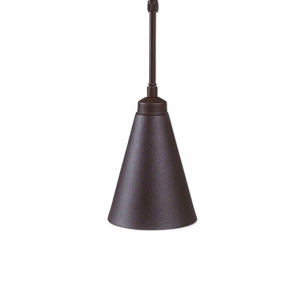 Canyon Pendant Extra Small - Rustic Plain - Rustic Brown Finish - Adjustable Stem