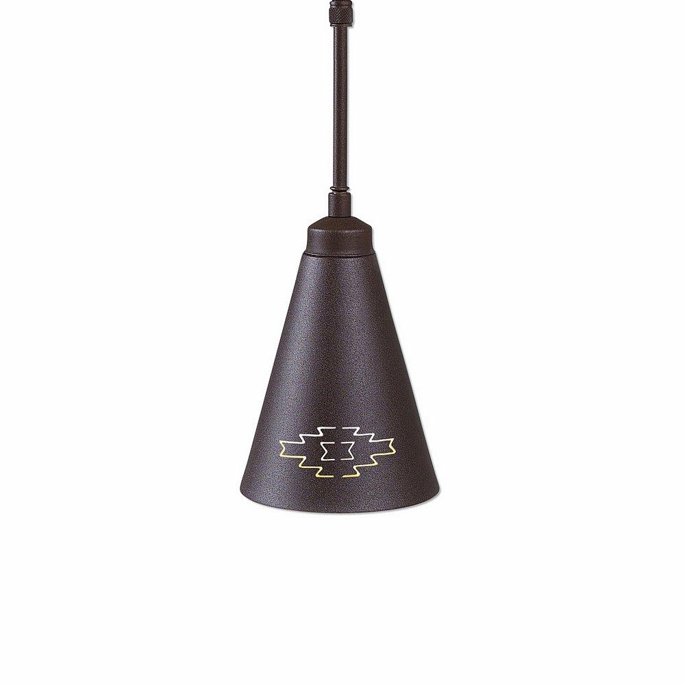 Canyon Pendant Extra Small - Pueblo - Rustic Brown Finish - Adjustable Stem