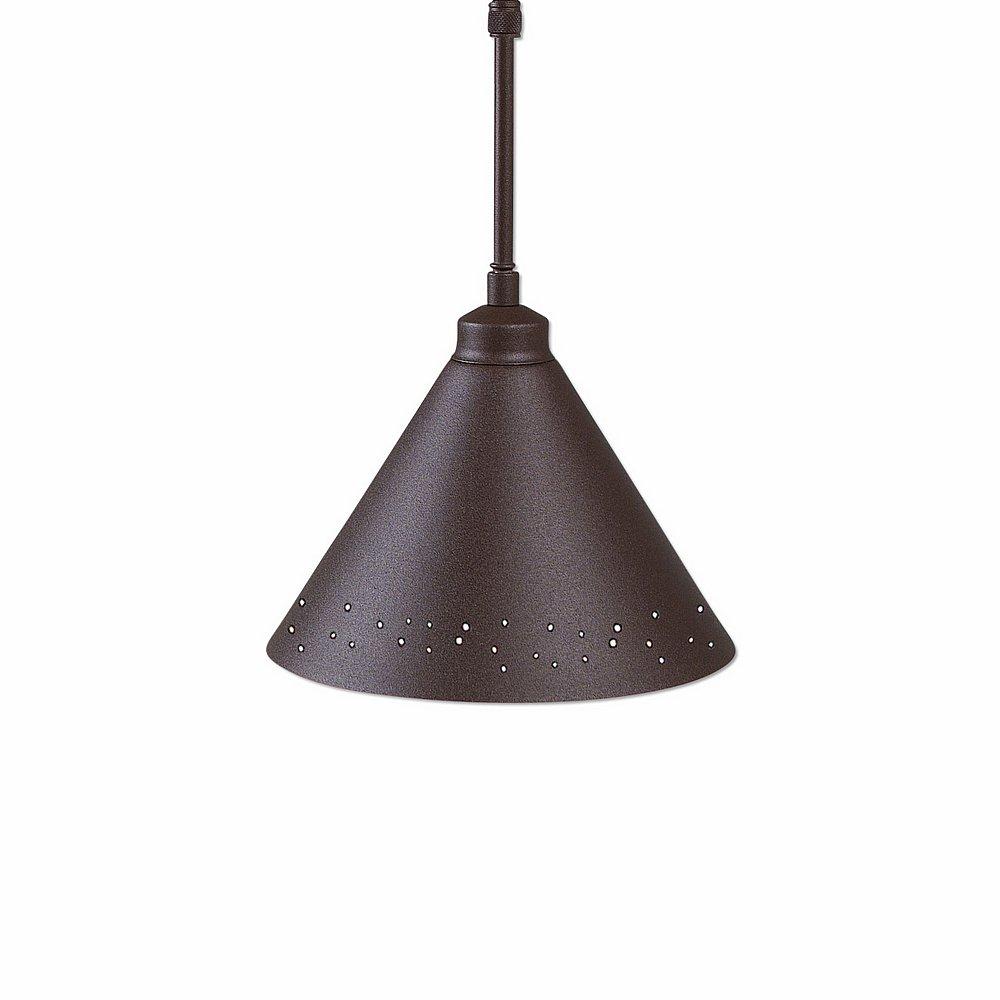 Canyon Pendant Small - Possession Point - Rustic Brown Finish - Adjustable Stem