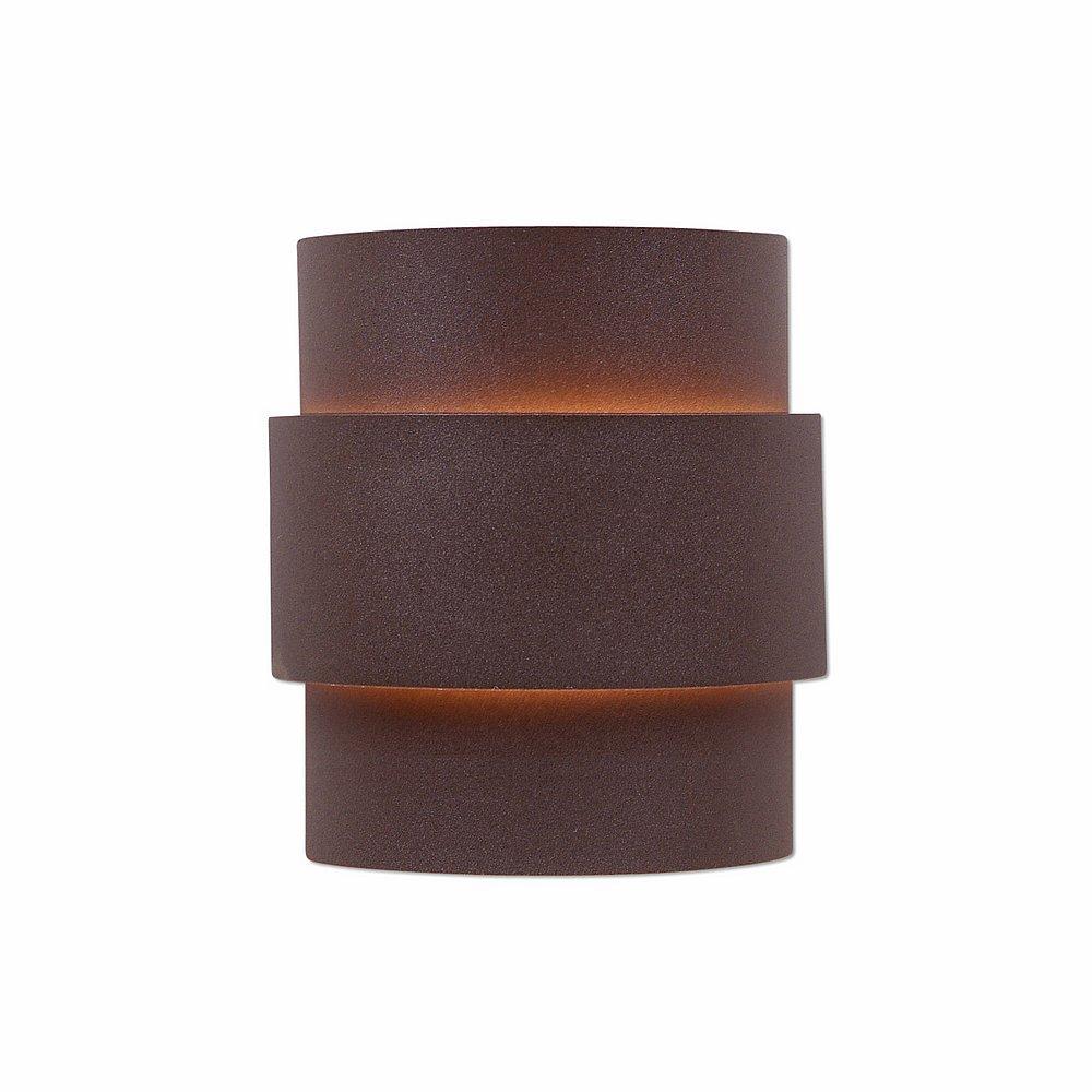 Northridge Sconce Small - Rustic Plain - Rustic Brown Finish