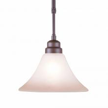 Avalanche Ranch Lighting H27201CT-ST-27 - Cedarwood Pendant - Rustic Plain - Two-Toned Amber Cream Cone Glass - Rustic Brown Finish