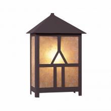 Avalanche Ranch Lighting M53273AL-28 - Hudson Sconce Large - Westhill - Almond Mica Shade - Dark Bronze Metallic Finish