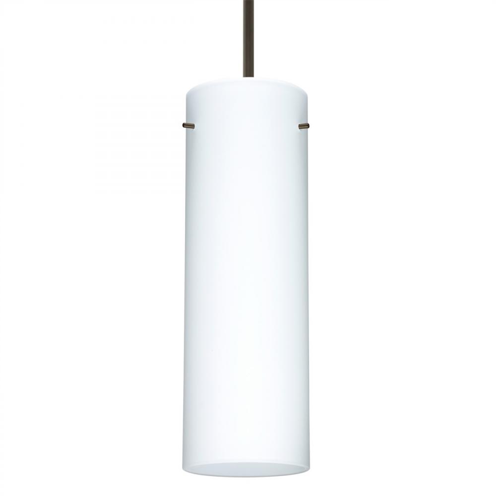 Besa Stilo 9 Pendant Bronze Opal Matte 1x40W MAX E26 Base