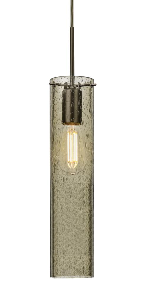 Besa, Juni 16 Cord Pendant, Latte Bubble, Bronze, 1x4W LED Filament