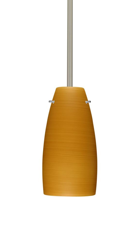 Besa Tao 10 Stem Pendant Satin Nickel Oak 1x100W Medium Base