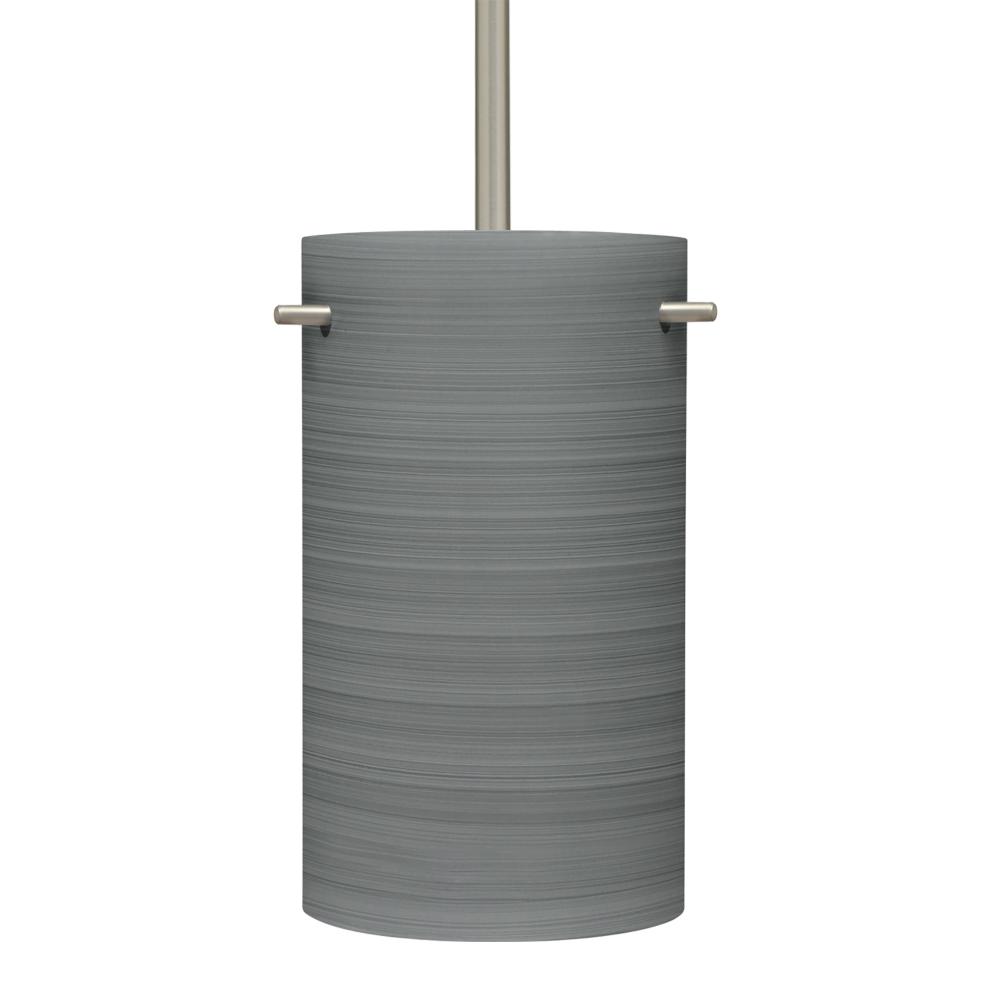 Besa Tamburo 5 Stem Pendant, Titan, Black Finish, 1x11W LED