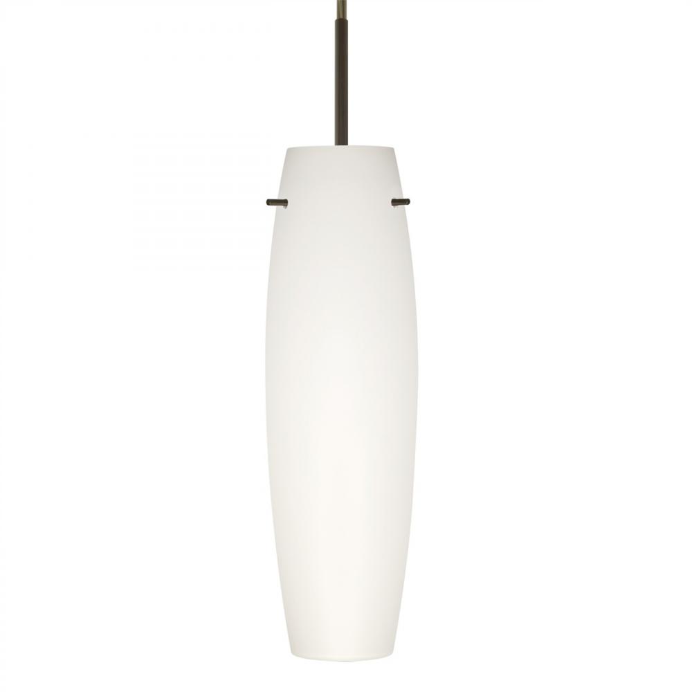 Besa Suzi 11 Pendant For Multiport Canopy Bronze Opal Matte 1x100W MAX E26 Base
