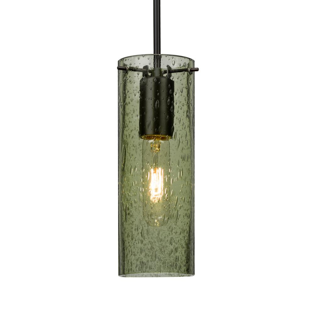 Besa, Juni 10 Pendant For Multiport Canopy, Moss Bubble, Black, 1x60W MAX E26 Base