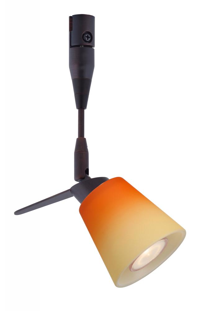 Besa Spotlight Canto 3 Bronze Bicolor Orange/Pina 1x35W Halogen Mr11