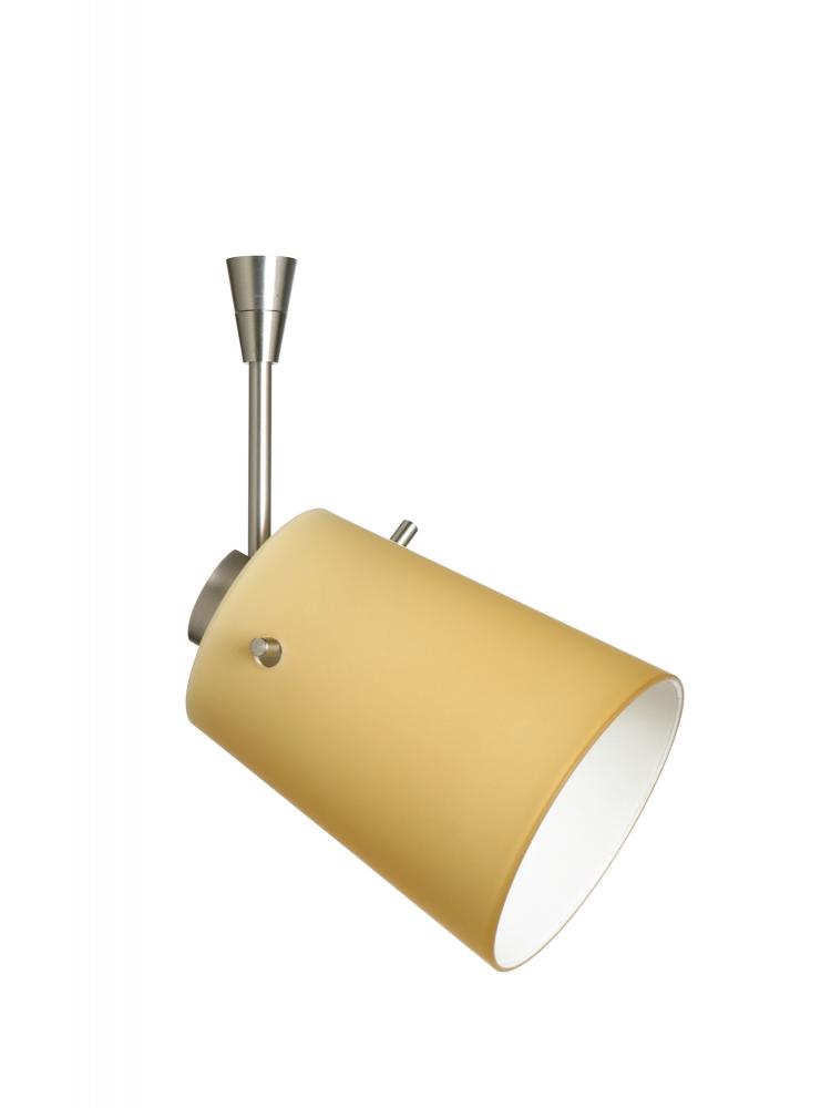 Besa Spotlight With 18" Stem Tammi 3 Satin Nickel Vanilla Matte 1x50W Halogen Mr16