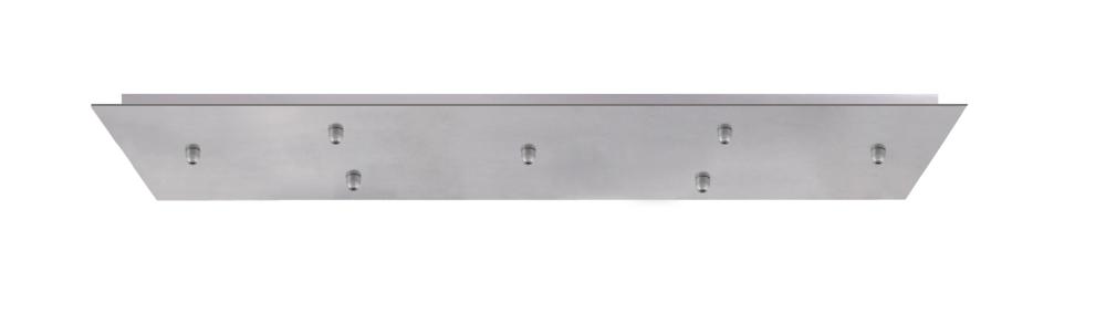 Besa 7-Light Bar 120V Multiport Canopy, Satin Nickel