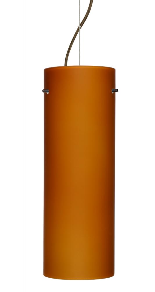 Besa Pendant Tondo 18 Bronze Amber Matte 1x150W A21