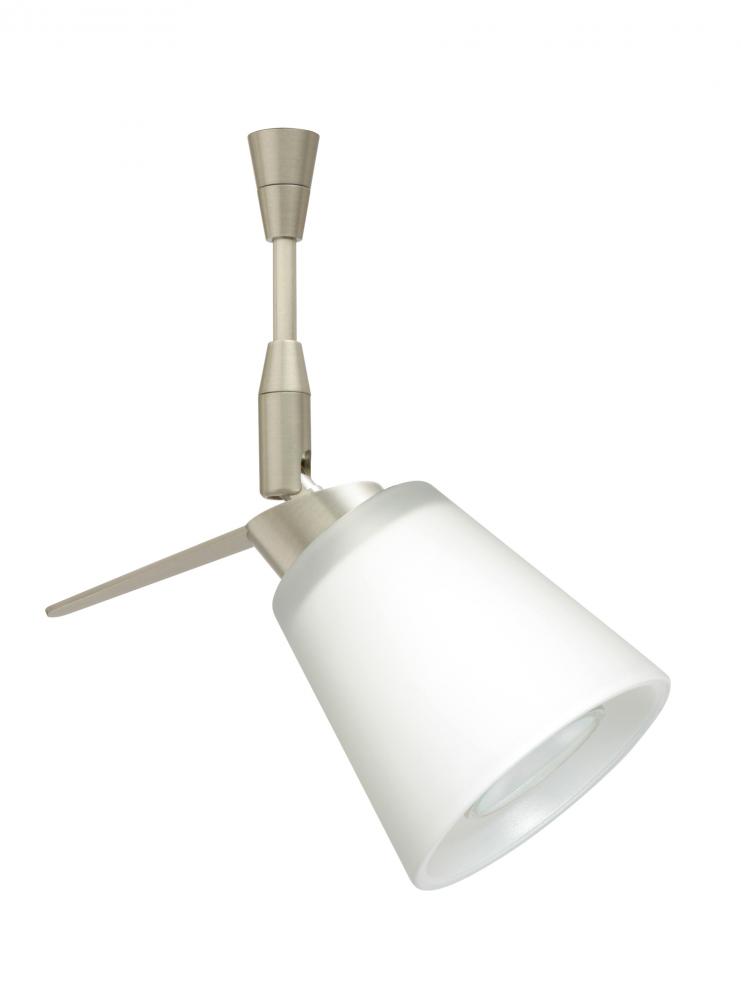 Besa Spotlight Canto 3 Satin Nickel White 1x35W Halogen Mr11