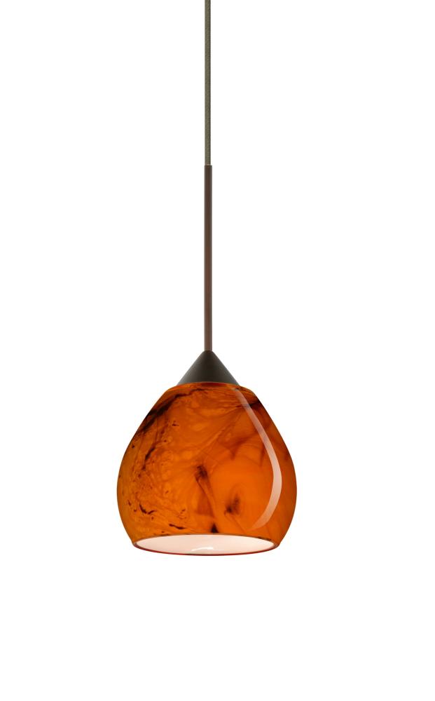 Besa Pendant Tay Tay Bronze Habanero 1x50W Halogen