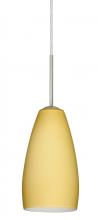Besa Lighting 1BC-1509VM-HAL-SN - Besa Chrissy Pendant Satin Nickel Vanilla Matte 1x40W Halogen