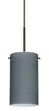 Besa Lighting 1BC-4404TN-BR - Besa Stilo 7 Pendant Bronze Titan 1x50W Candelabra