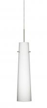 Besa Lighting 1BC-567407-HAL-SN - Besa Camino Pendant Satin Nickel Opal Matte 1x40W Halogen