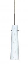 Besa Lighting 1BT-567419-HAL-BR - Besa Camino Pendant Bronze Carrera 1x40W Halogen