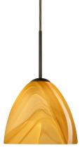 Besa Lighting 1BT-7572HN-BR - Besa Sasha Pendant Bronze Honey 1x50W Candelabra