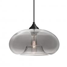 Besa Lighting 1JC-BANASM-EDIL-BK - Besa Pendant Bana Black Smoke 1x8W LED Filament