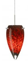 Besa Lighting 1JT-412541-SN - Besa Juli Pendant Satin Nickel Garnet 1x100W Medium Base