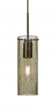 Besa Lighting 1JT-JUNI10LT-BR - Besa, Juni 10 Cord Pendant, Latte Bubble, Bronze, 1x60W Medium Base