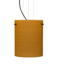 Besa Lighting 1KG-4006OK-BR - Besa Pendant Tamburo 8 Bronze Oak 1x100W Medium Base