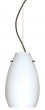 Besa Lighting 1KX-412607-BR - Besa Pera 9 Cable Pendant Opal Matte Bronze 1x100W Medium Base