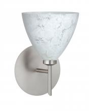 Besa Lighting 1SW-177919-SN - Besa Wall Mia Satin Nickel Carrera 1x40W G9