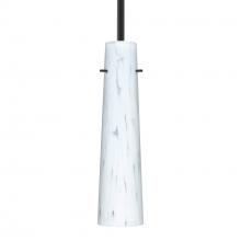 Besa Lighting 1TT-567419-LED-BK - Besa Camino Stem Pendant Black Carrera 1x5W LED