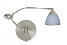 Besa Lighting 1WU-1758SF-SN - Besa Wall Divi Satin Nickel Silver Foil 1x50W Mr16