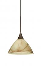 Besa Lighting 1XC-174383-LED-BR - Besa Pendant Domi Bronze Mocha 1x6W LED