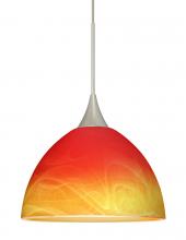 Besa Lighting 1XT-4679SL-SN - Besa Pendant Brella Satin Nickel Solare 1x50W MAX GY6.35 Base