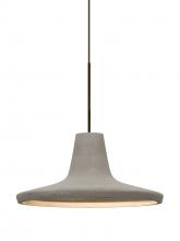 Besa Lighting 1XT-MODUSTN-LED-BR - Besa Modus Cord Pendant, Tan, Bronze Finish, 1x9W LED