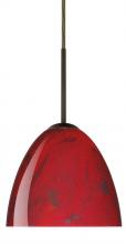 Besa Lighting 1BT-7572MA-MED-BR - Besa Sasha Cord Pendant