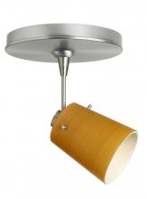 Besa Lighting 1SP-5118OK-SN - Besa Spotlight Tammi 3 Satin Nickel Oak 1x50W Halogen Mr16