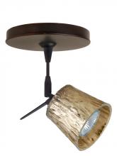 Besa Lighting 1SP-5145GF-BR - Besa Spotlight Nico 3 Bronze Stone Gold Foil 1x50W Halogen Mr16