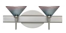 Besa Lighting 2SW-117691-SN - Besa Wall Kona Satin Nickel Bi-Color 2x40W G9