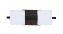 Besa Lighting 2WS-773507-LED-BR - Besa Wall Alex Bronze Opal Matte 2x5W LED