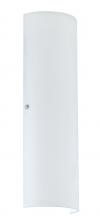Besa Lighting 819407-SN - Besa Wall Torre 22 Satin Nickel White Matte 2x100W Medium Base
