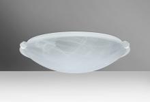 Besa Lighting 968152-WH - Besa Ceiling Trio 16 White Marble 2x100W Medium Base