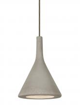 Besa Lighting J-GALATN-LED-BR - Besa Gala Pendant For Multiport Canopy, Tan, Bronze Finish, 1x9W LED